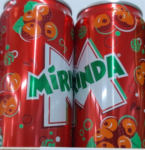 Mirinda xá xị lon 320ml