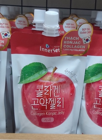 Thạch collagen chiết xuất táo 150G