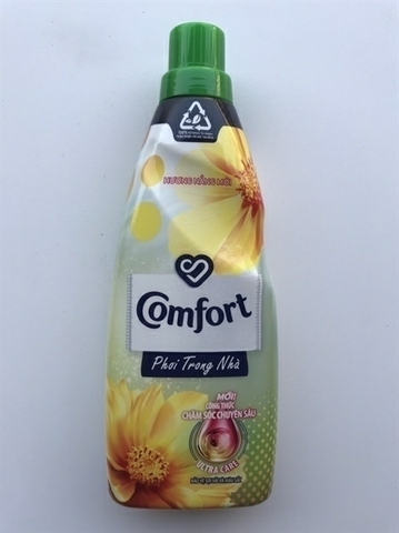Nước Xả Vải Comfort Đậm Đặc Phơi Trong Nhà Hương Nắng Mới Chai 800ml