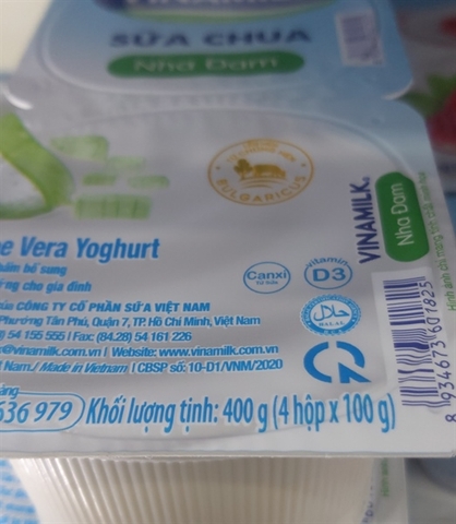 Sữa chua nha đam Vinamilk