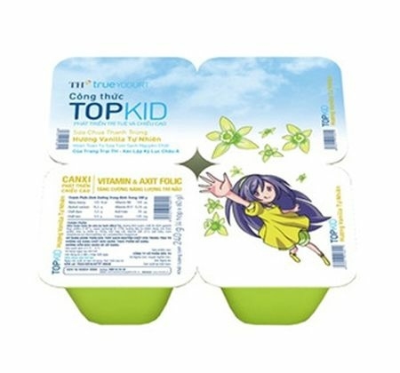 Sữa chua TOPKID hương Vanilla Tự Nhiên 60g