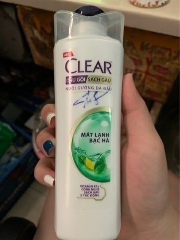 Dầu Gội Clear Bạc Hà 170g