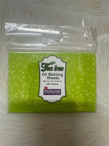 Giấy thấm dầu tinh dầu trà xanh 100T