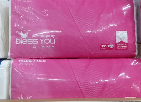 Khăn giấy BlessYou bịch rút 250T