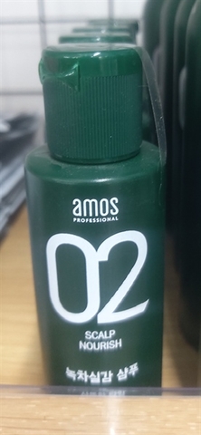 Dầu gội trà xanh giảm rụng tóc AMOS 80ML