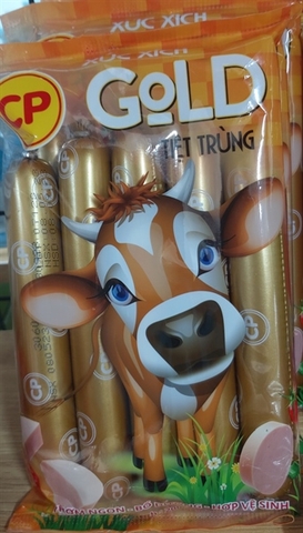 Xúc Xích tiệt trùng CP Gold Bò 40G