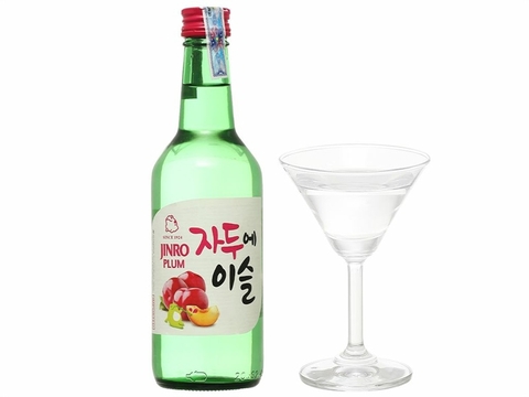 Rượu Soju Jinro Vị Mận 13% 360ml