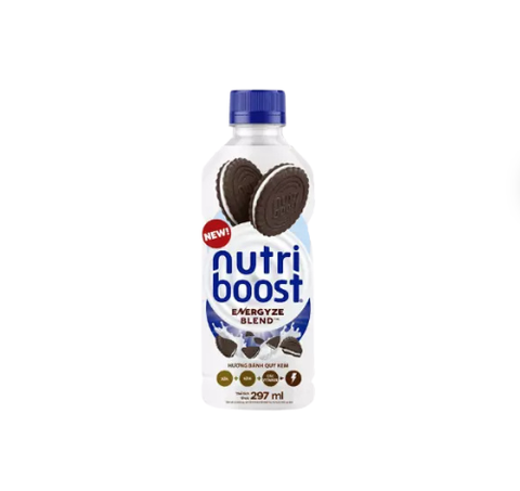 Coca) Sữa Trái Cây Nutriboost Hương Bánh Quy Kem Chai 297ml