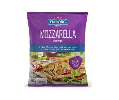AN) Phô mai Mozzarella bào hiệu Emborg 200g
