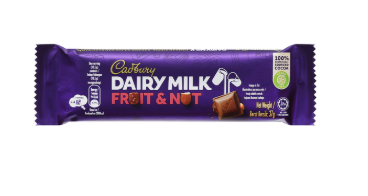 KinhDo) Sô-cô-la trái cây & hạt Cadbury Dairy Milk 37g