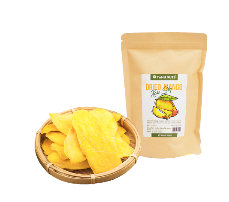 TANU NUTS Xoài sấy dẻo không đường PREMIUM 500G