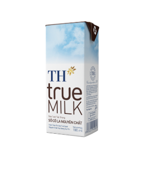 TH) Sữa Tươi Tiệt Trùng TH true MILK Sô Cô La Nguyên Chất 180 ml