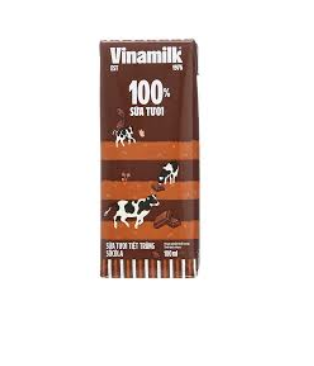 VNM) Sữa Tươi Tiệt Trùng Vinamilk Hương Socola 180ml