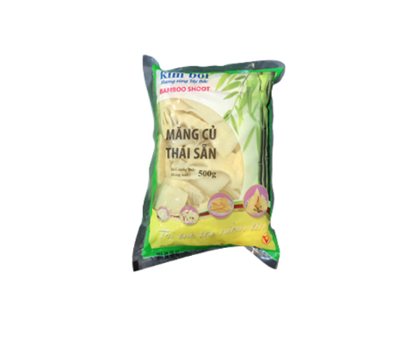 KIM BÔI) Măng củ thái sẵn Kim Bôi gói 500g