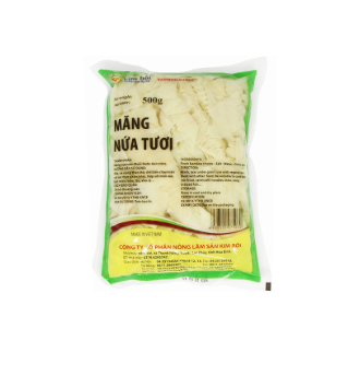 KIM BÔI) Măng nứa tươi Kim Bôi gói 500g