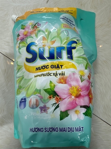 Nước giặt SURF hương sương mai dịu mát túi 3.3KG