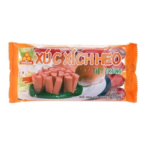 Xúc xích heo tiệt trùng Vissan 70G