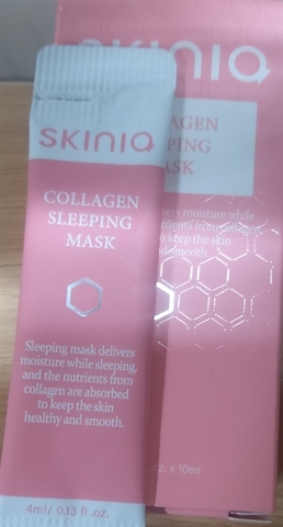 Mặt nạ ngủ Collagen Skinia pink