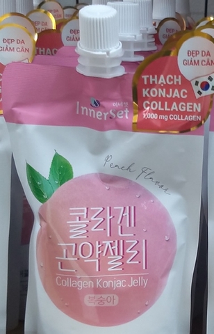Thạch collagen chiết xuất đào 150G