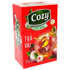 Cozy) Trà hòa tan Icetea Vải