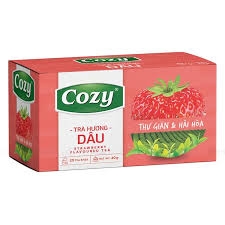 Cozy) Trà túi lọc Hương Dâu