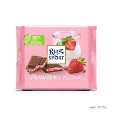 AN) Sô cô la vị sữa chua dâu hiệu Ritter Sport 100g