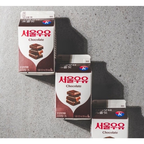 Sữa tươi tiệt trùng SEOUL Dành cho bé 1 tuổi trở lên nhập khẩu Hàn Quốc 200ml*24 hộp