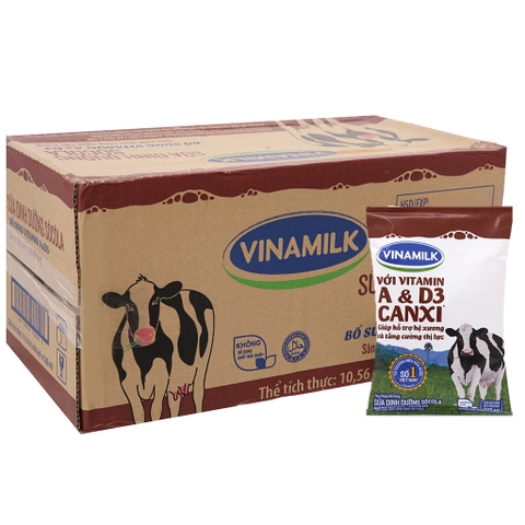 Thùng 24 bịch Sữa vinamilk hương socola 220ml