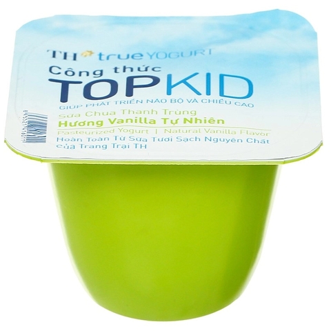 Sữa chua uống tiệt trùng TOPKID hương Vanilla Tự Nhiên 60g Dành Riêng Cho Trẻ Em