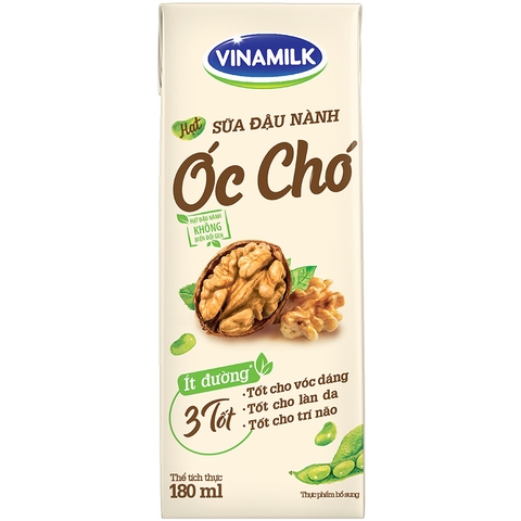 Sữa Vinamilk hạt óc chó 180ML nguyên chất 100%