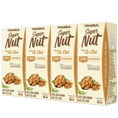 Sữa Vinamilk hạt óc chó 180ML nguyên chất 100%