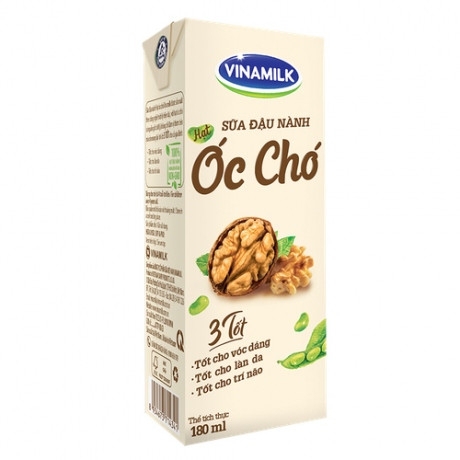 Sữa Vinamilk hạt óc chó 180ML nguyên chất 100%