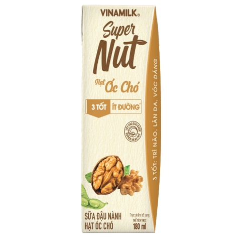 Sữa Vinamilk hạt óc chó 180ML nguyên chất 100%