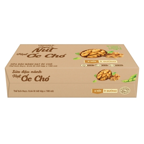 Sữa Vinamilk hạt óc chó 180ML nguyên chất 100%