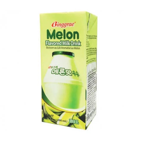 Sữa dưa lưới Binggrae Hàn Quốc 200ml Thùng 24 hộp Chuẩn nhập khẩu Hàn Quốc