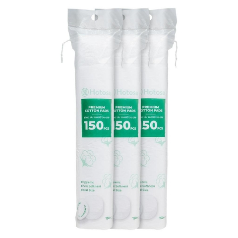 Bông Tẩy Trang Hotosu Cao Cấp 150 Miếng từ thương hiệu Hasaki Sản Phẩm Cam Kết Chính Hãng
