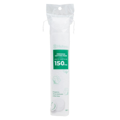 Bông Tẩy Trang Hotosu Cao Cấp 150 Miếng từ thương hiệu Hasaki Sản Phẩm Cam Kết Chính Hãng