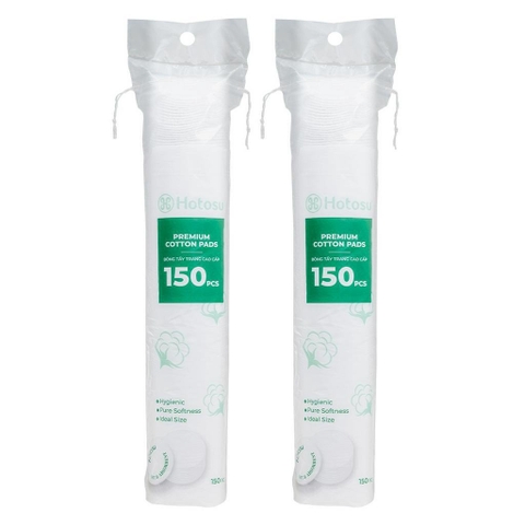 Bông Tẩy Trang Hotosu Cao Cấp 150 Miếng từ thương hiệu Hasaki Sản Phẩm Cam Kết Chính Hãng