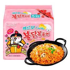 Mỳ khô gà cay Cream Carbona Samyang 140g hàn Quốc mỳ ăn liền đảm bảo sức khỏe 100% nhập khẩu hàn Quốc