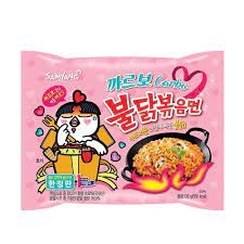 Mỳ khô gà cay Cream Carbona Samyang 140g hàn Quốc mỳ ăn liền đảm bảo sức khỏe 100% nhập khẩu hàn Quốc
