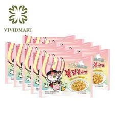 Mỳ khô gà cay Cream Carbona Samyang 140g hàn Quốc mỳ ăn liền đảm bảo sức khỏe 100% nhập khẩu hàn Quốc