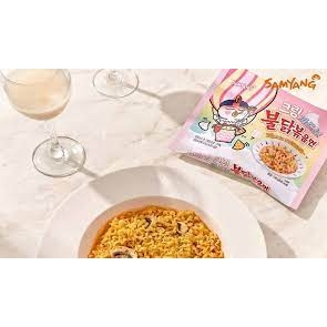 Mỳ khô gà cay Cream Carbona Samyang 140g hàn Quốc mỳ ăn liền đảm bảo sức khỏe 100% nhập khẩu hàn Quốc