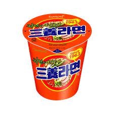 Mỳ Samyang Ramen ly 65g Hàn Quốc mỳ ăn liền đảm bảo sức khỏe 100% nhập khẩu Hàn Quốc