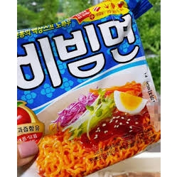 Mỳ bibim Paldo Hàn Quốc 130g mỳ ăn liền đảm bảo sức khỏe 100% nhập khẩu Hàn Quốc