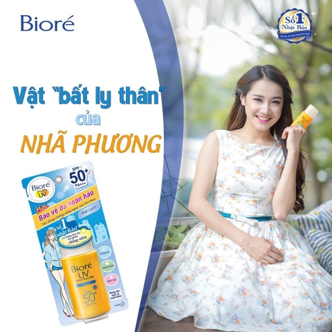 Sữa Chống Nắng Mát Lạnh Bạc Hà Bioré UV Perfect Protect Milk Cool SPF50 PA+++ 25ml Sản Phẩm Chính Hãng