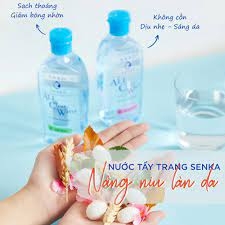 Nước Tẩy Trang Kiểm Soát Dầu Thừa Senka All Clear Water Micellar Formula Fresh 70ml Sản Phẩm Chính Hãng