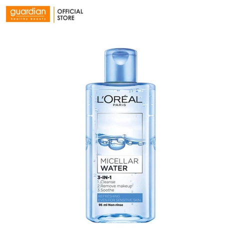 Nước Tẩy Trang L'Oreal Paris 3-in-1 Micellar Water 95ml Dành Cho Da Dầu Chính Hãng Đến Từ Pháp