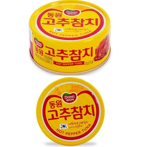 Cá ngừ cay Dongwon Hàn Quốc 100g chuẩn hương vị Hàn Quốc chính hãng