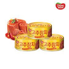 Cá ngừ cay Dongwon Hàn Quốc 100g chuẩn hương vị Hàn Quốc chính hãng