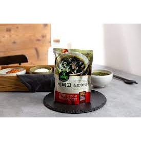 Canh rong biển thịt bò Bibigo 500g Hàn Quốc canh súp ăn liền 100% nhập khẩu Hàn Quốc